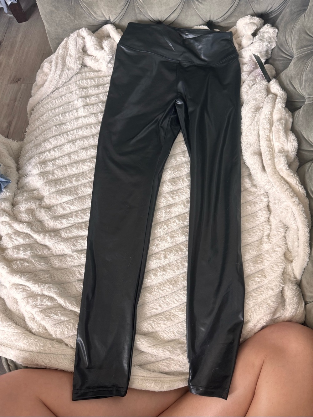 wild fable Black Faux Leather Leggings
